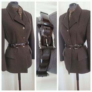 BELT / Brown Patent Leather